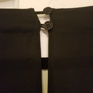 Aqua black romper size medium